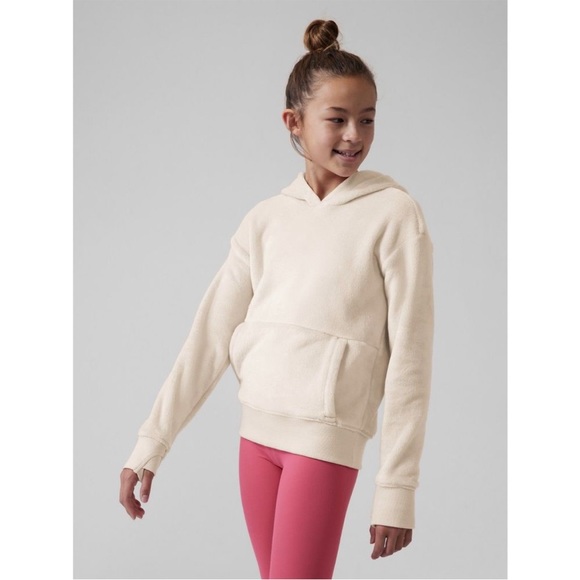 Athleta Other - Athleta Girl Cozy Feelin Great Pullover Hoodie Cream Size L